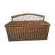 Wicker chest bench