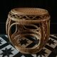 Vintage side table in rattan from the 60s-70s.