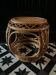 Vintage side table in rattan from the 60s-70s.