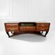 Mid-Century Modern Dresser in Wood by Dassi, Italy, 1950s