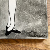 Vallauris decorative earthenware tile