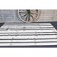 Vintage Turkish Hand-Knotted Wool Cotton White Kilim Area Rug 178x261