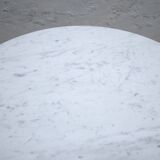 Round marble tulip table by E. Saarinen for Knoll International Editions