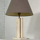 Lampe vintage en marbre et en laiton