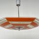 Mid-century design glass pendant by Napako, Czechoslovakia, 1970s.