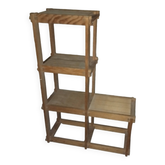 vintage pine shelf from the 70s