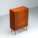 Commode Borge Mogensen en teck Soborg Mobelfabrik Danemark 1960