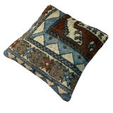 Vintage turkish Kilim cushion cover 40x40cm