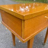Bedside table with compass feet, 1960s