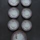 Daum porcelain dessert plates and matching dish
