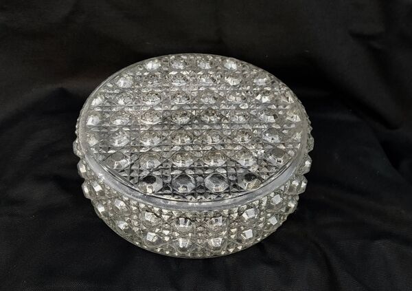 Plafonnier rond applique murale minimaliste vintage verre transparent bulles