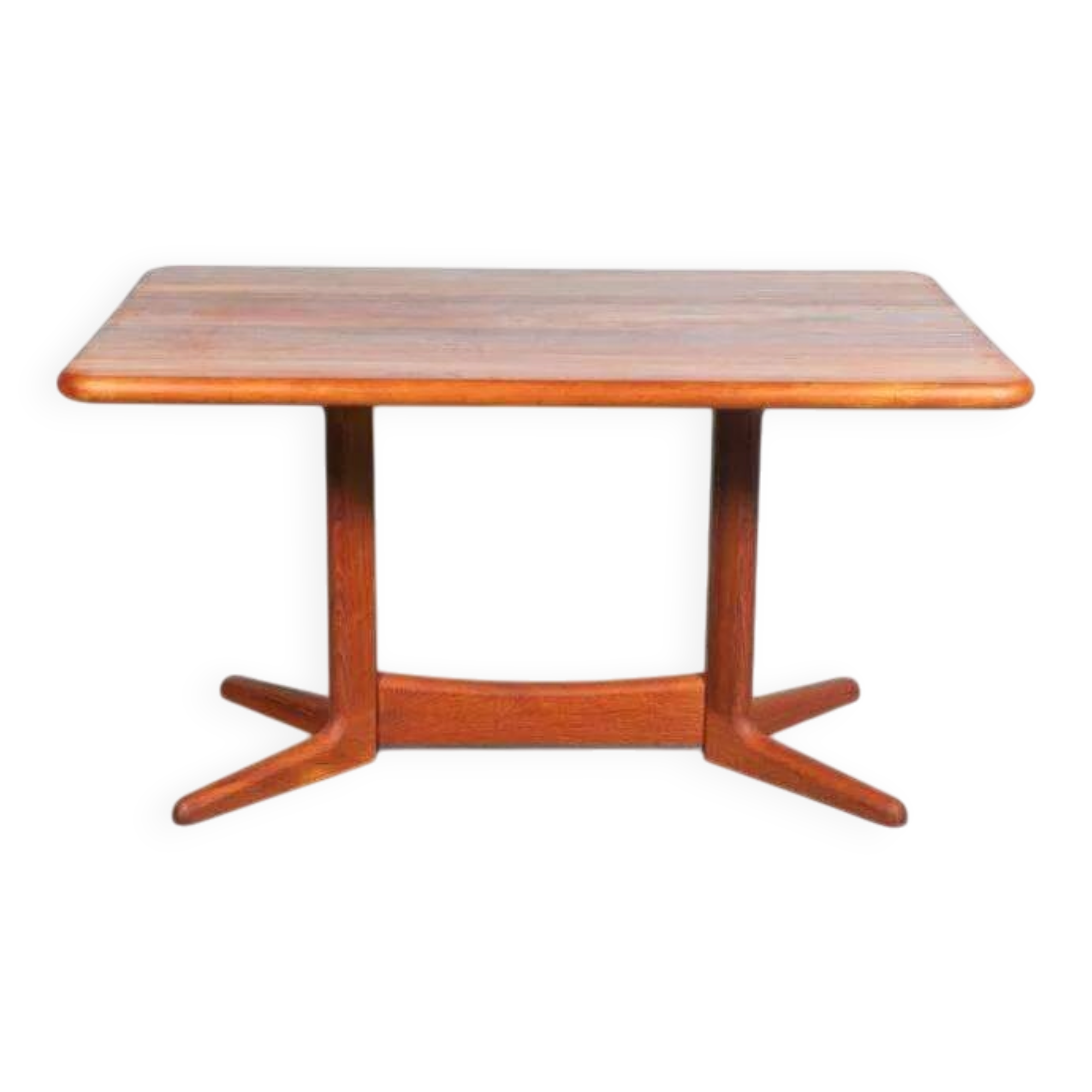 Danish design renovated dining table, sixties teak dining