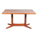 Danish design renovated dining table, sixties teak dining