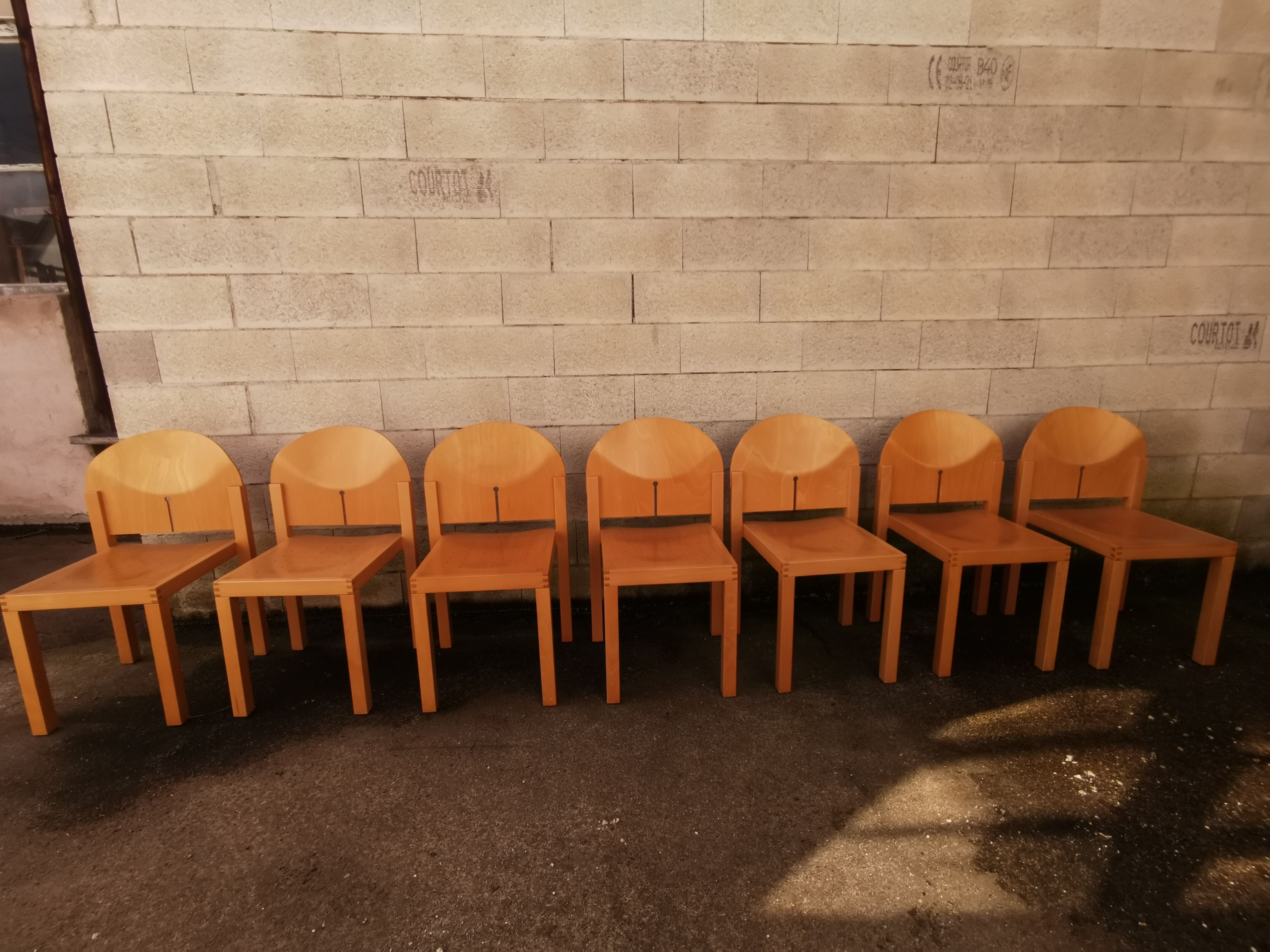 Eclipse Birch Chairs by Brayton International