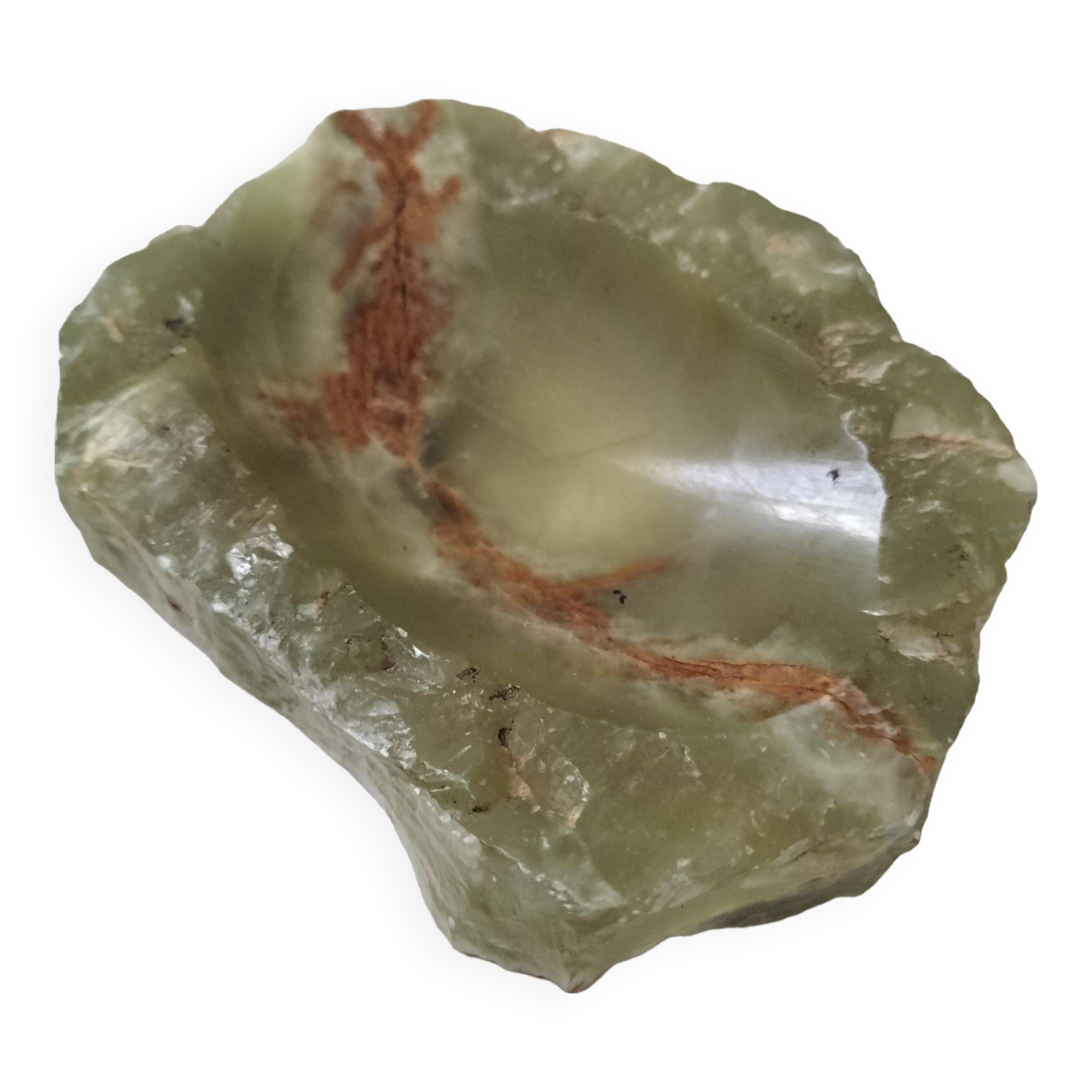 Cendrier brutaliste onyx