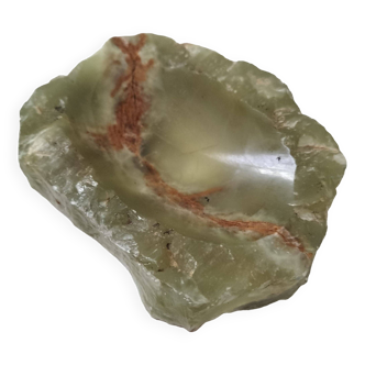 Brutalist onyx ashtray