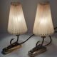 Pair of bedroom lamps, Germany, 1950s