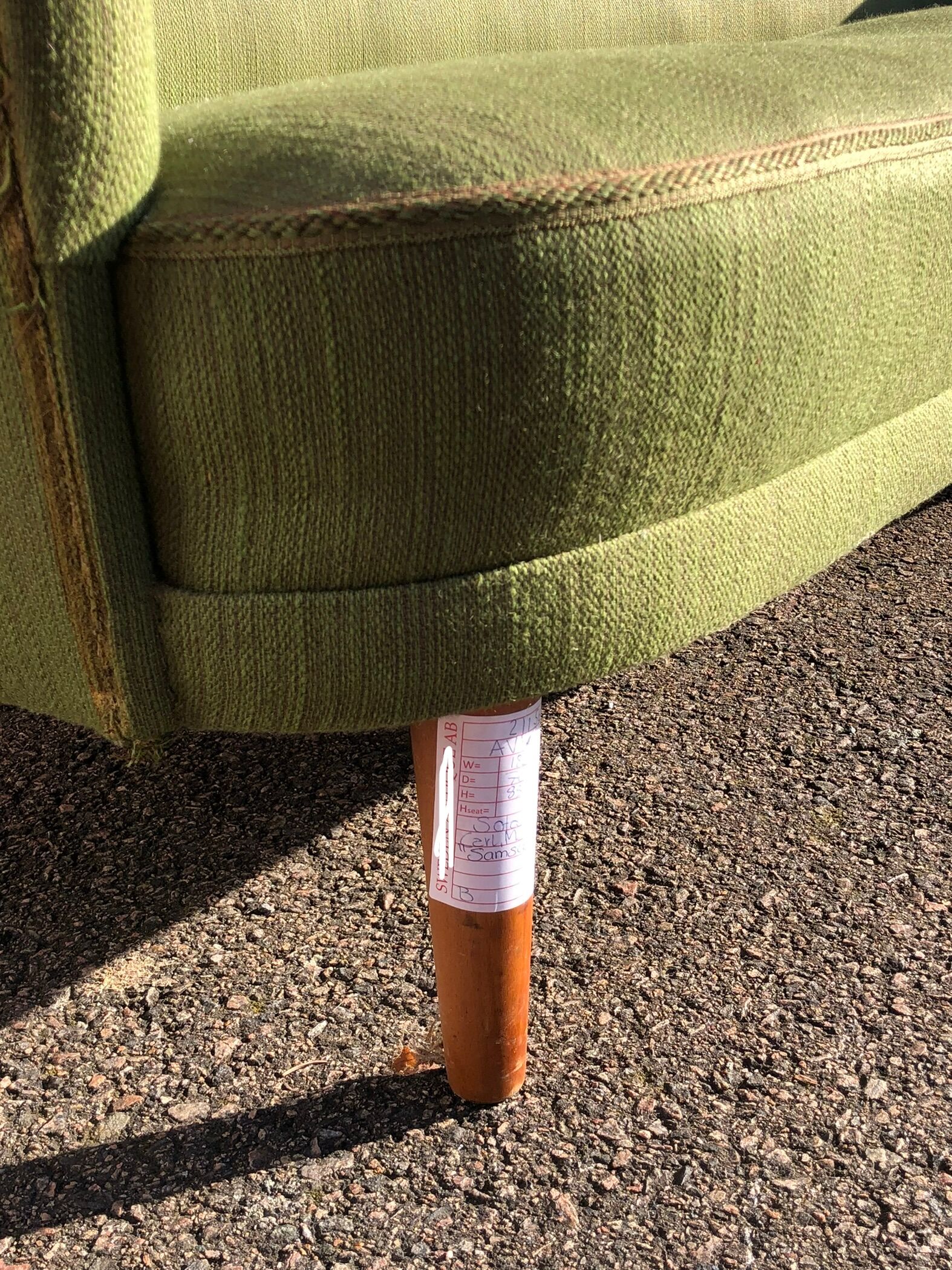 Canapé "Samsas", Carl Malmsten, Suède, 1960