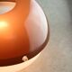 Space-age Italian Plexiglas Brown Wall Lamp, 70s