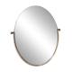 Oval brass mirror 70 x 50
