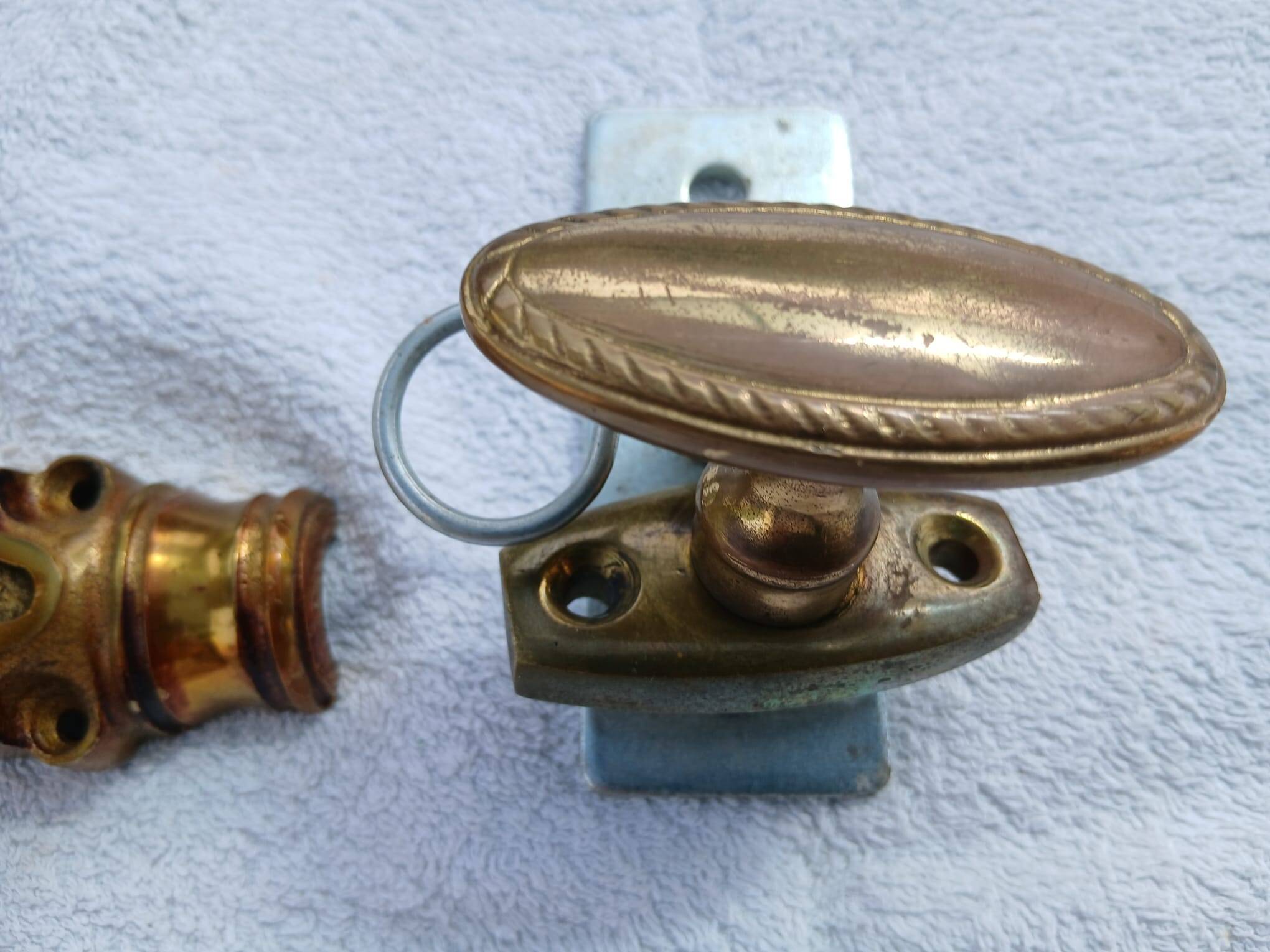 New collection partly of antique hardware brass