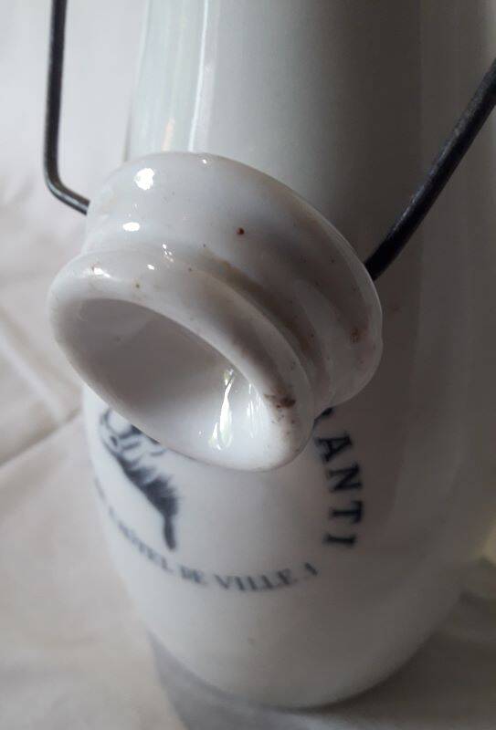 Advertising milk bottle