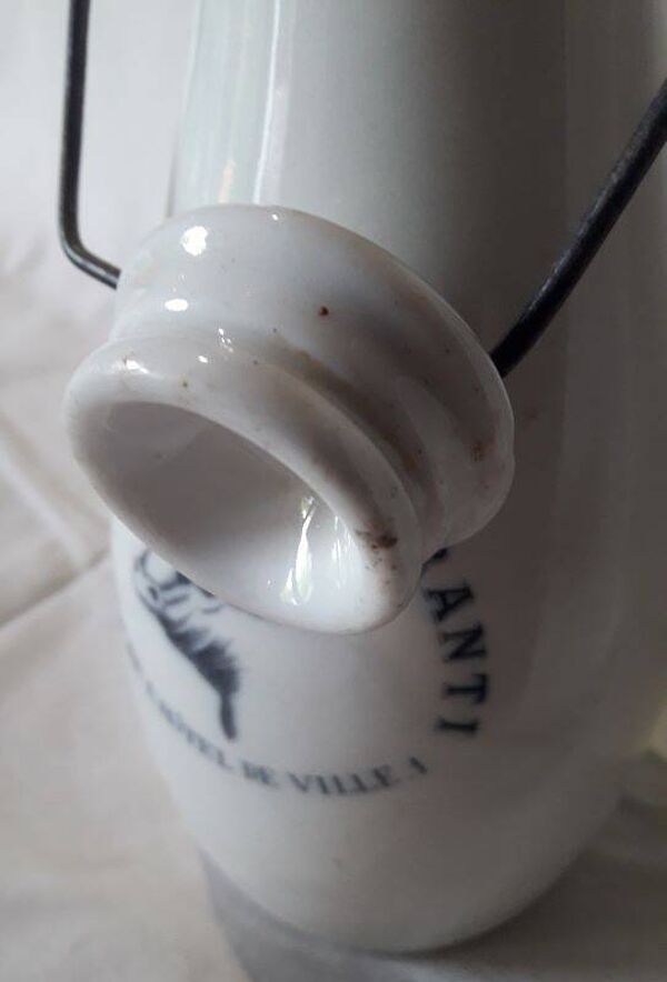 Bouteille lait publicitaire
