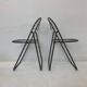 Set of 2 post modern wire chairs by Niels Gammelgaard for Ikea , 1980's