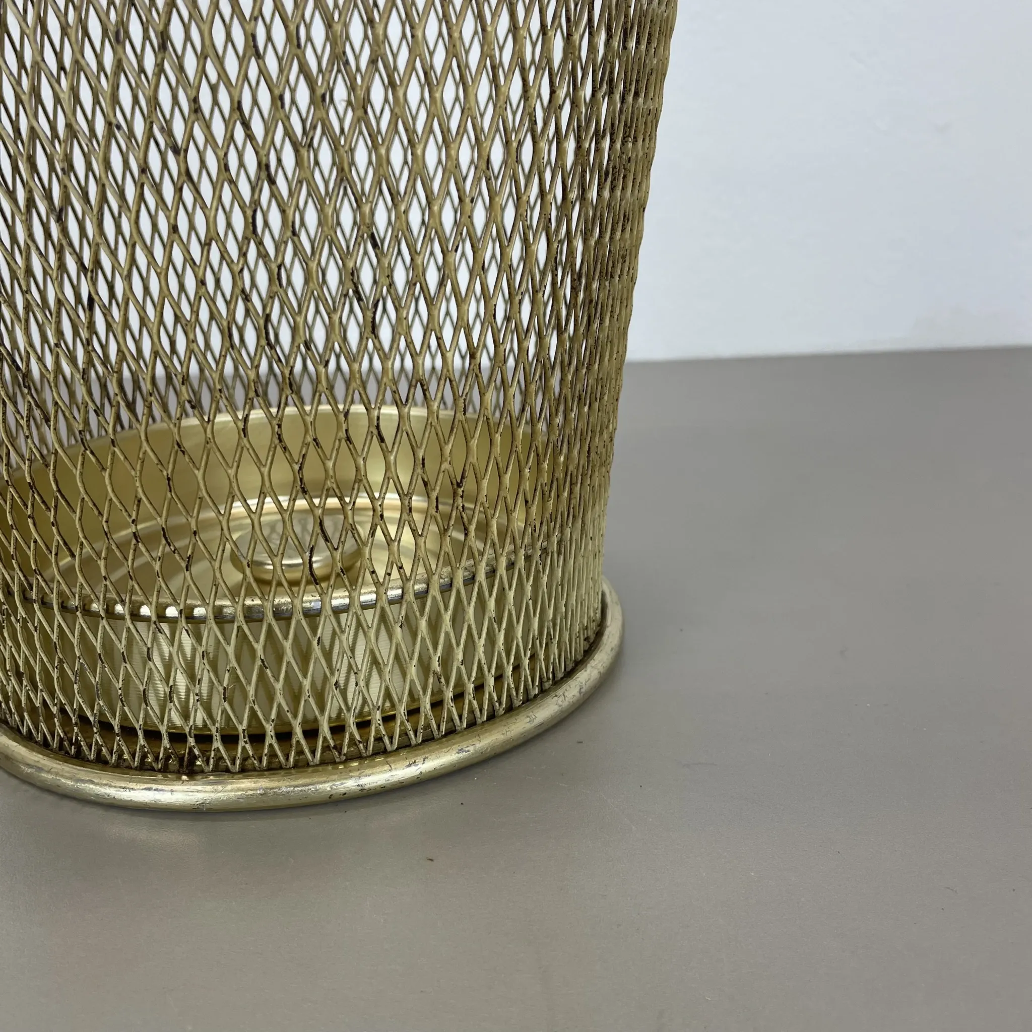 Vintage Paper Basket and Umbrella Stand in the Matégot Style, France, 1970s