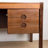 Large Danish Rosewood Executive Desk by Christian Linneberg 1960