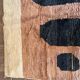 Handwoven natural wool rug, size 150 x 350 cm