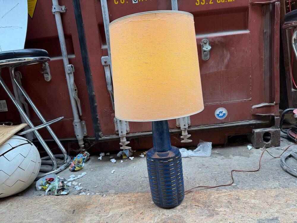 Large ceramic lamp by Einar Johansen for Søholm, Denmark, 1970s