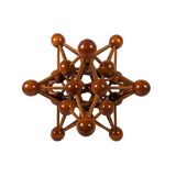 Atom: Wooden sculpture from the 1960s