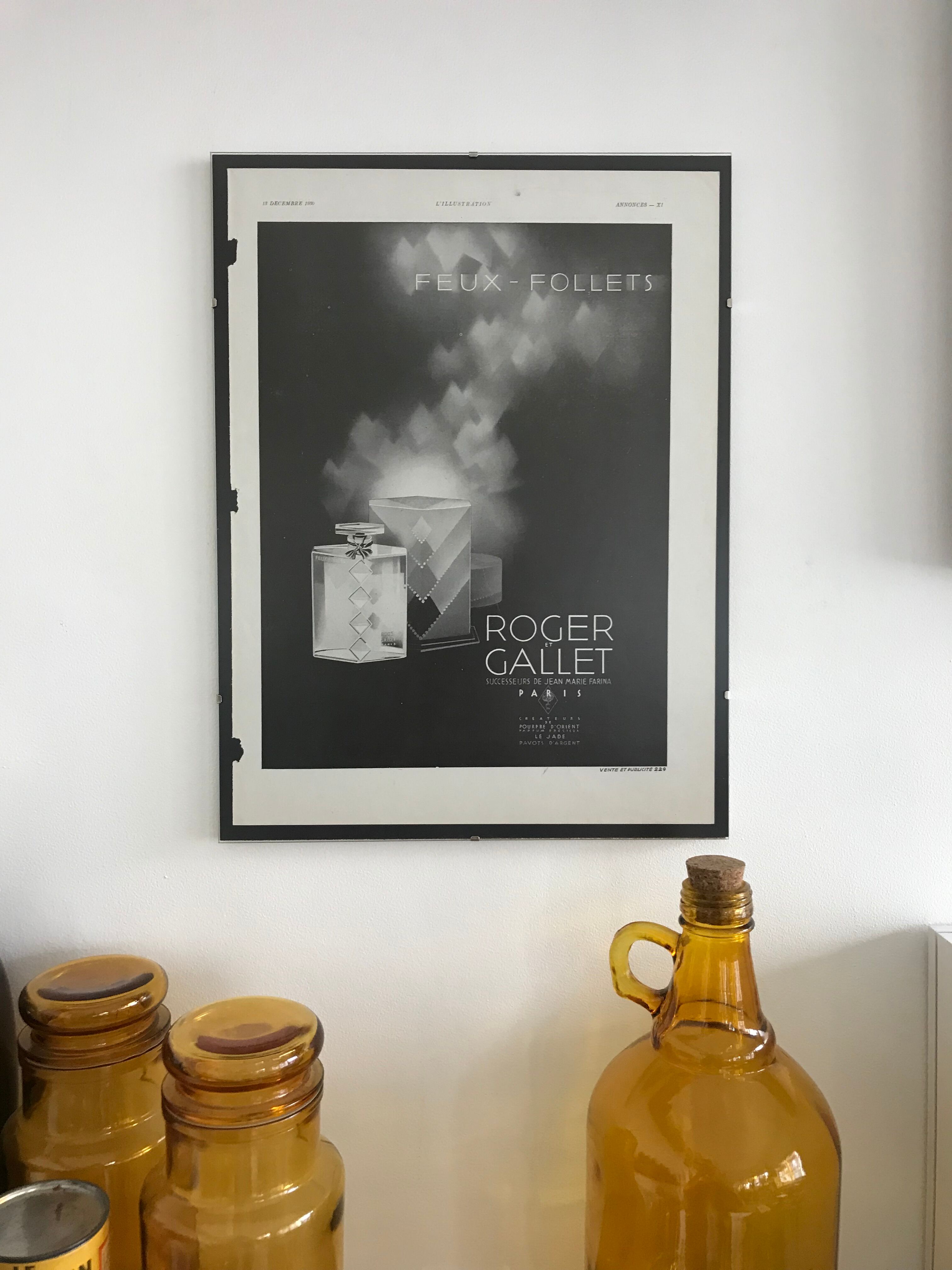 Advertising poster Roger and Gallet 1930