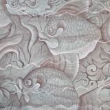 Acrylic on canvas by Gusti Putu Saderi, signed lower right, Indonesia, mid-20th century