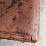 Antique bistro table with lion paws