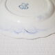 Set of 4 dessert plates in earthenware of St Amand model Regency, iron earth