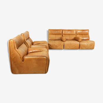 Canapé modulaire sectionnel et chaises longues fabriqués par COR Allemagne, années 1970.