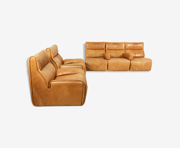Rare Sectional Modular Sofa and Lounge Chairs manufactured by COR Germany, 1970s.