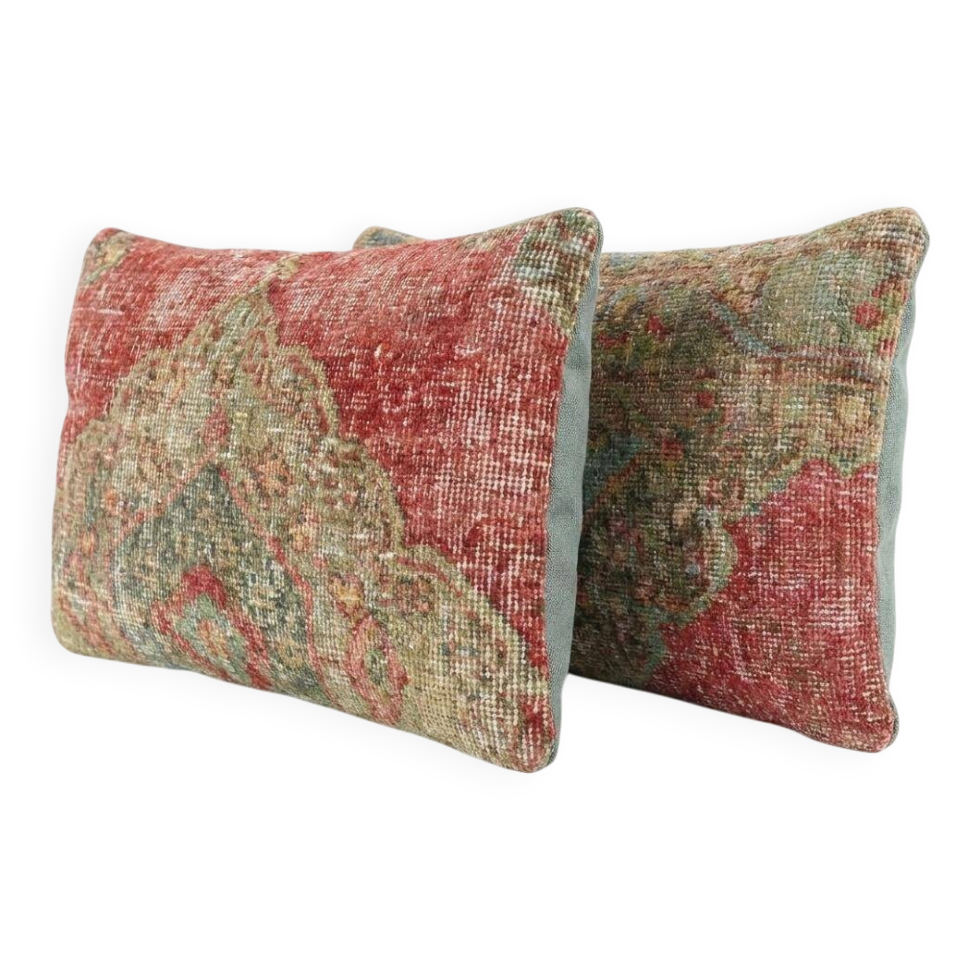 Set of 2 vintage Turkish cushion covers 41x61 cm