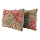 Set of 2 vintage Turkish cushion covers 41x61 cm