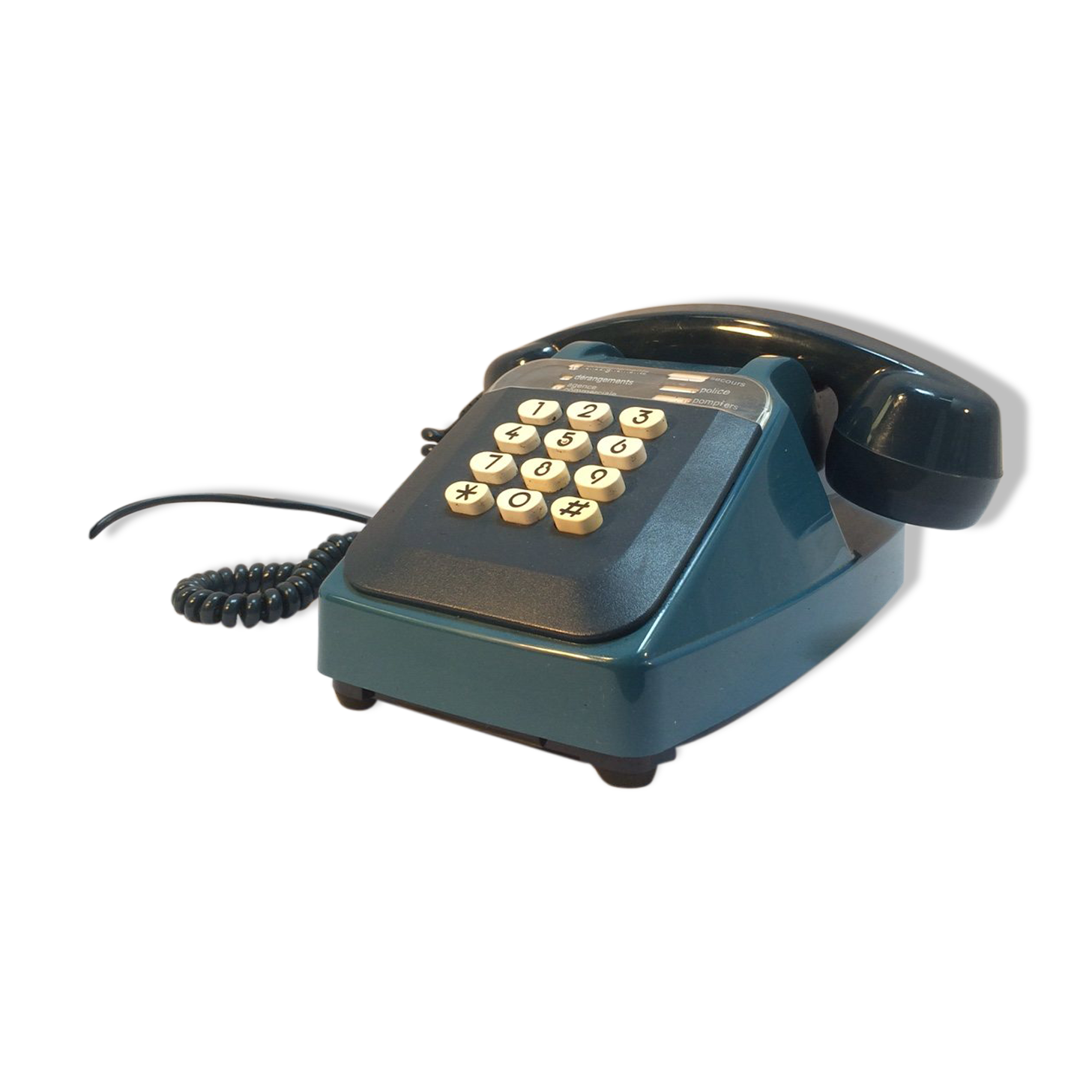 Socotel S63 vintage phone with keys 80