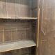 Old wardrobe, painted faux wood 19th century