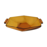 Amber glass trinket bowl