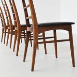 Chaises de salle à manger 'Lis' de Niels Koefoed en palissandre Koefoeds Danemark 1960