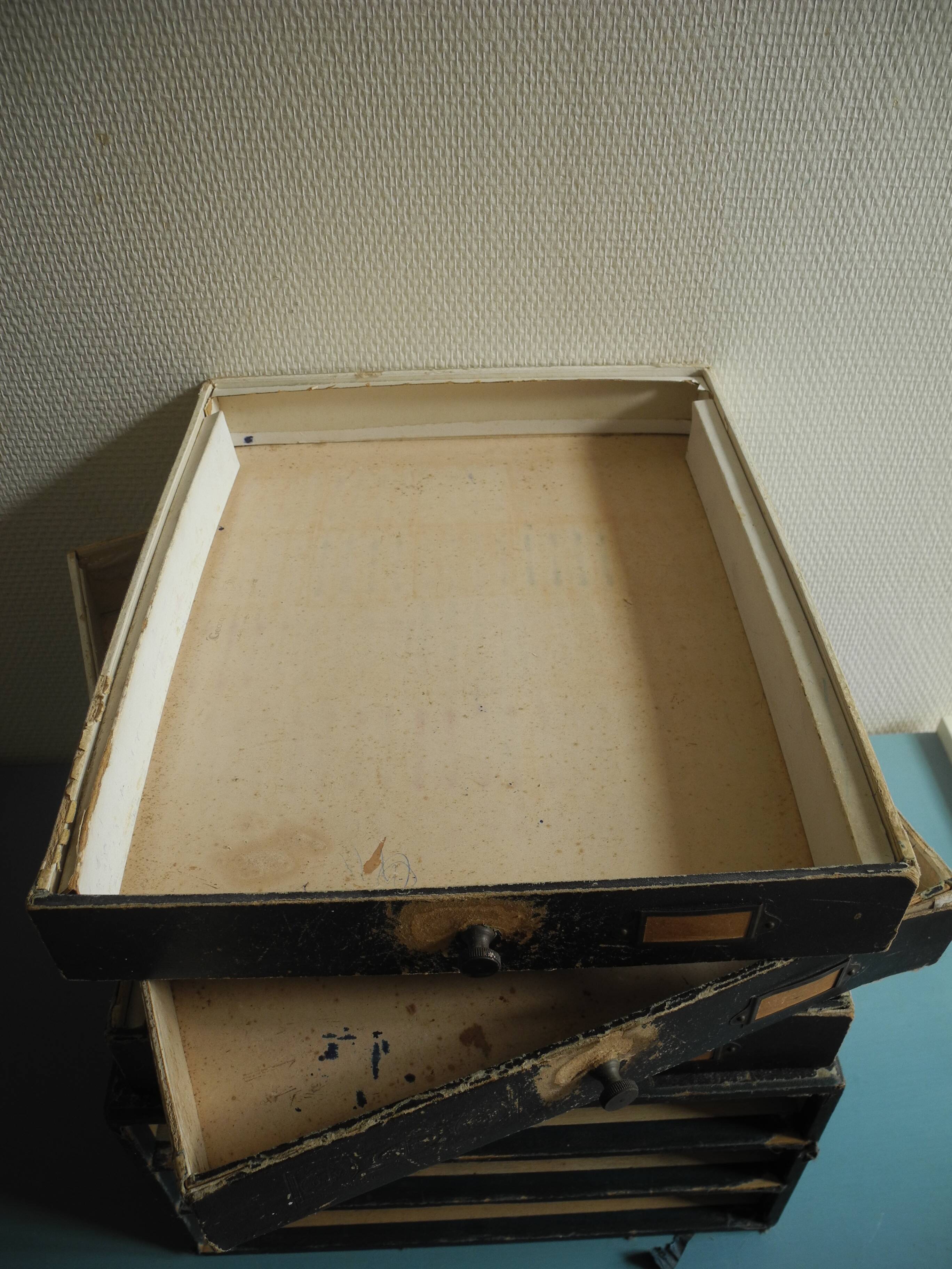 Antique haberdashery cabinet, LV Paris, JTPF