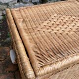Vintage wicker chest
