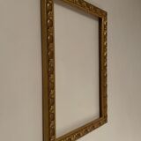 Old frame with gilded moldings