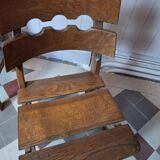 4 brutalist chairs