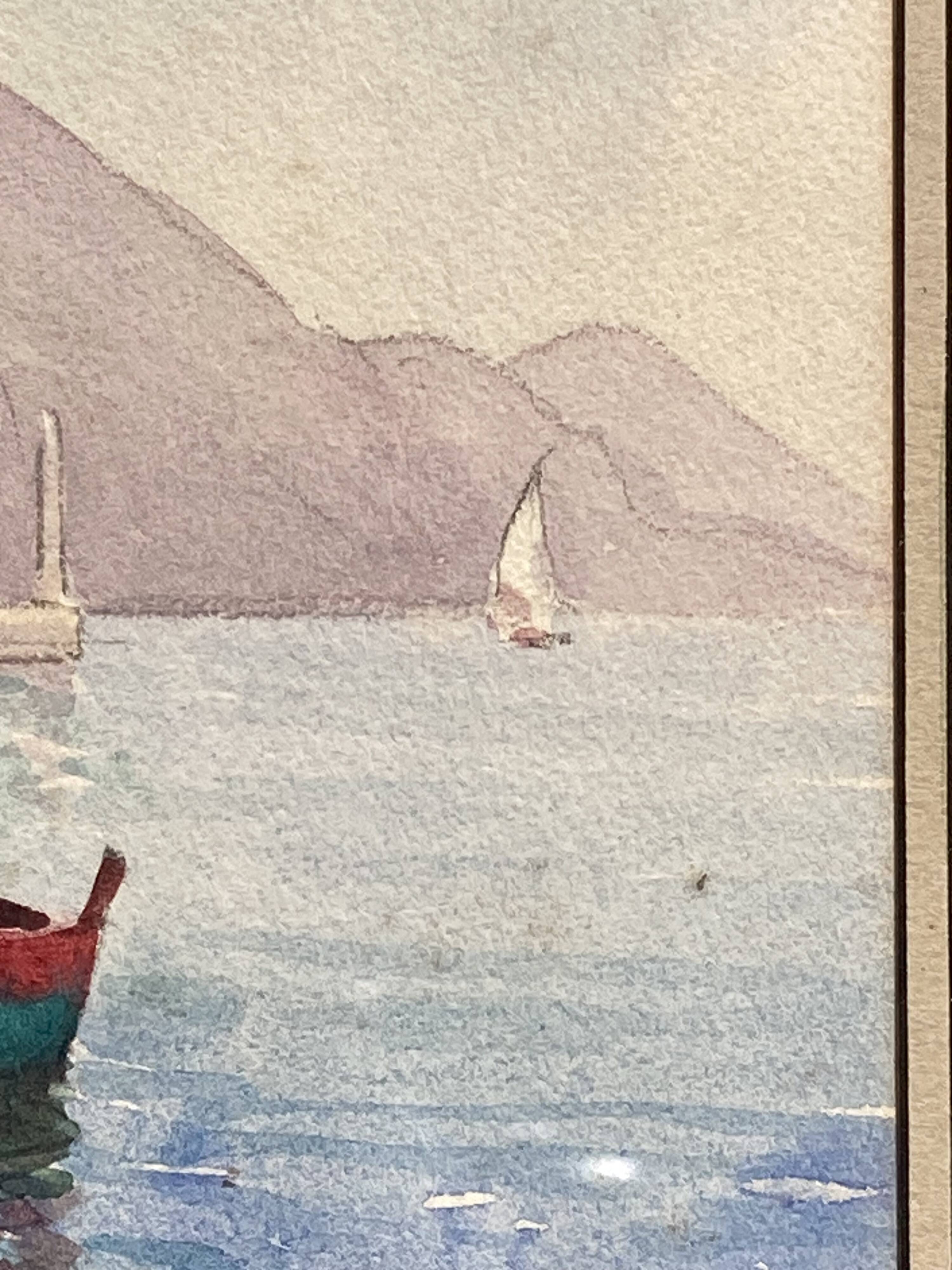 Geo Duchesne (20th century), Framed and signed marine